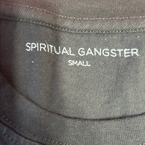 Spiritual Gangster Charcoal Muscle Tee - Picture 3 of 5